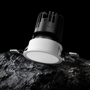Modern New Commercial Anti-Glare Recessed Ceiling Spotlight Aluminum 10W LED Downlights IP20 5000K Daylight Remote Control