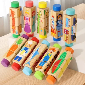 Kids Montessori Twisting Cube Puzzle