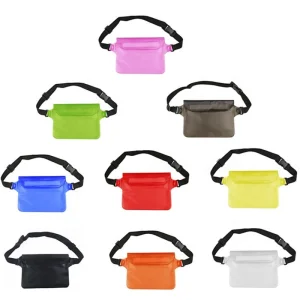 Bolsa de cintura impermeable plegable multipropósito con cierre para aventuras al aire libre