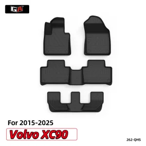 Best Price 3D Floor Mats for 7 Seats Volvo XC90 2015-2025 TPE Anti-slip Car Foot Mat Car Accessories