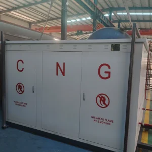 500nm3/H 500scm Pressure Regulating and Metering System CNG Prms Skid Station