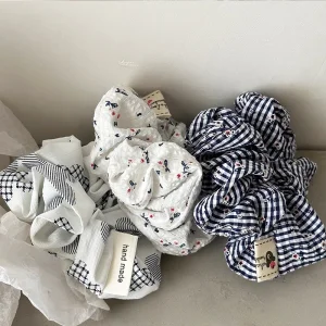 Factory Vendor Silk Satin Scrunchies Hair Ties Elastic Band