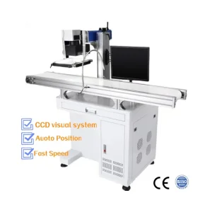 Electric CCD Camera Visual Laser Marking Machine with Automatic Focus Vision System for Metal Glass Wood-High Productivity