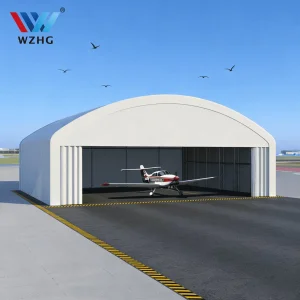 Wide Span Steel Structure Aircraft Hangar for Storage and Maintenance with Clear Span Design and Heavy-Duty Construction
