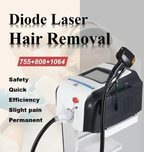 2025 Newest Portable Diode Laser Triple Wavelength Hair Removal Laser Machine