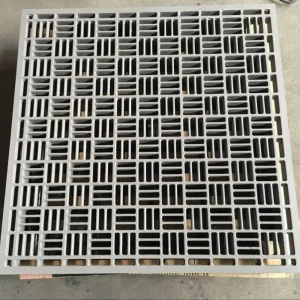 Data Center Aluminum Grating Panel Interchangeable with Steel Cement Raised Floor