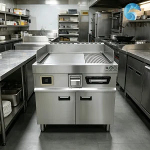 Sistema de termostato para plancha plana comercial para cocinar panqueques