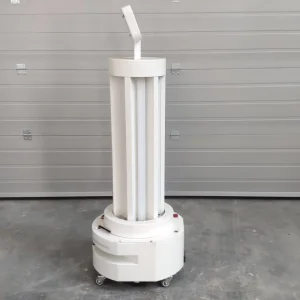 UV Air Disinfection Robot: Adaptable to Hospital Lobbies, Fully Intelligent Operation, Synchronous Surface Sterilization