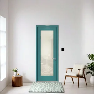 Acoustic Office 55dB Stc/Fire Rated Laminated Security Burglar Proof/En35 WPC Paint Glass Door