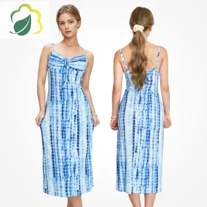 Venta Caliente Vestido Cómodo Suave para Damas Vestido de Primavera
