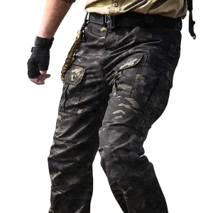 Men's Casual High Quality 100% Polyester Fleece Rain Pants Outdoor Tactical Windbreaker Waterproof for Winter Adults