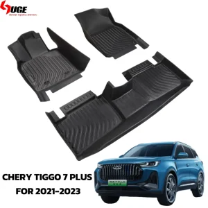 Modelos Universales Usables Nuevo Estilo Alfombrillas de Piso TPE para Chery Tiggo 7 Plus