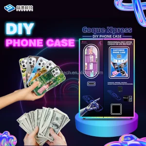 Customized self-service mobile phone case vending machine