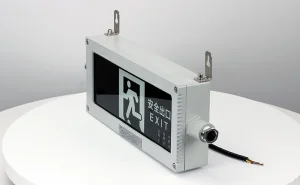 Sinais de Saída de Iluminação à Prova de Explosão com Bateria de Backup de Níquel Cádmio e Anunciador de Emergência LED