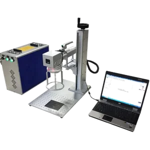 Professional Fiber Laser Marking Machine for Metal Supports DXF PLT BMP AI Graphic Formats Professional Laser Engraver Marker