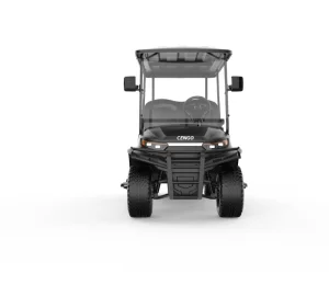 Black Golf Car with 12inch off-Road Tyres and Lithium Battery for Sale