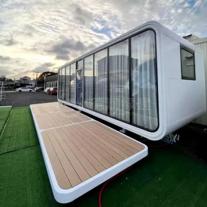 Cabaña modular de lujo para tienda combinada