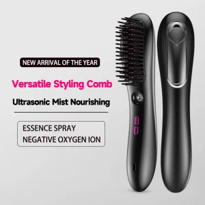 2 in 1 Straight and Curling Iron Cordless