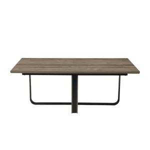 Modern Melamine &amp; Metal Coffee Table End Table Living Room Furniture