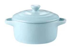Multi-Function Stoneware Casserole Hot Pot Mini Ceramic Casserole with Lid