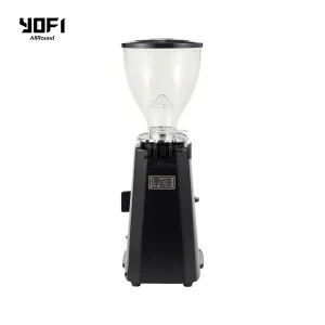 Molino de café industrial profesional máquina de molienda eléctrica comercial con gran capacidad de tolva