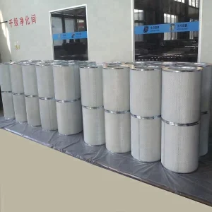 Dust Collector Cylindrical Industrial Polyester Air Dust Filter Cartridge