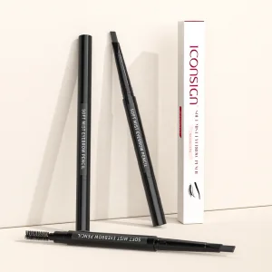 Custom Waterproof Sweatproof Black Brown Brow Pencil