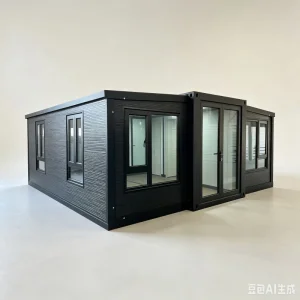 Casa modular prefabricada eficiente en energía, cabaña prefabricada impermeable para villa de resort