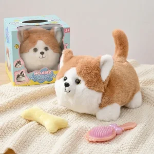 Soft and Cuddly Electric Plush Puppy with Fun Sounds