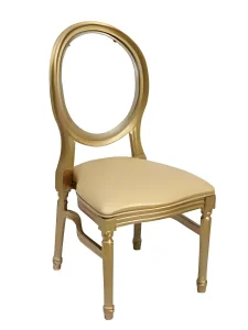 stackable metal banquet chair
