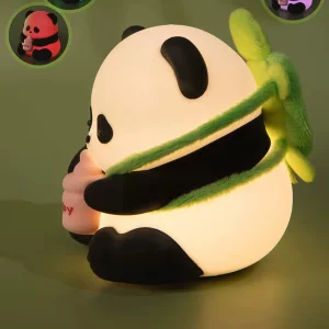 Silicone Baby Panda Night Light Touch Control LED Lamp