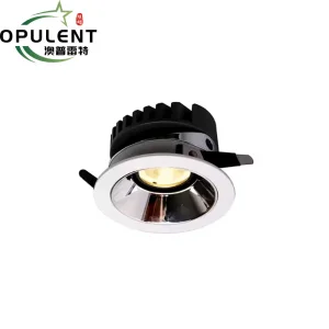 High Quality Opulent Modern Commercial LED Spotlight COB Downlight Adjustable Beam Angle Living Room Home Hotel Embedded Recessed