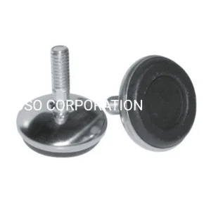 Plastic with Steel Adjustable Bolt Screw Cabinet Hardware