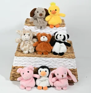Wholesale 8-Pack Mini Plush Animal Keychain Set - Portable Stuffed Charms for Bags & Gifts Manufacturers, Supplier