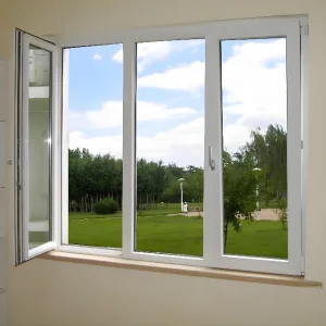 New Design Modern Commercial Black Aluminum Sliding Double Windows Horizontal Opening Soundproof Features Louver for Hotel Use