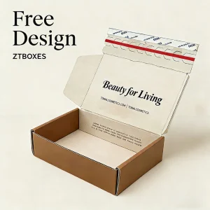 Corrugated Packing Easy Tear Strip Mailing Box