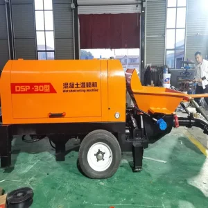 Mobile Remote Control Stationary Portable Mobile Diesel Electric Hydraulic Trailer Mounted Mini Conveying Pumping Machine Cement Transfer Pump