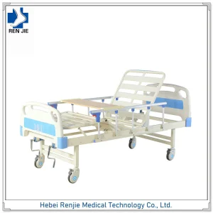 Guangdong Dialysis Handicap Old People 2 Cranks Manual Hospital Medical Bed