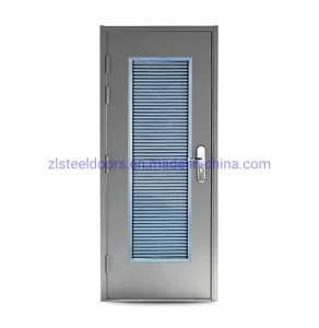 Modern Louvered Steel Door