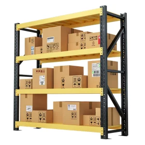 Shibang 180KG High Quality Industrial Warehouse Storage Shelving Powder Coated Racks Shelves Retail Storage Metal Steel Racking