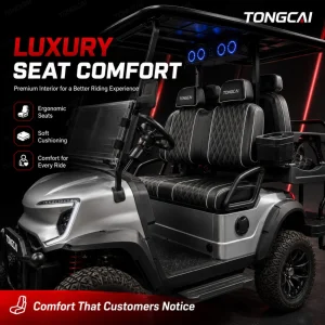 Tongcai&Kepler Enclosed 4 Passenger Golf Cart