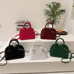 Alligator Pattern Crossbody Bag