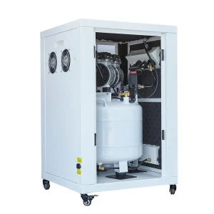 Dental Air Compressor, Medical Air Compressor 1500W/2.0HP Oil Free Silent Air Compressor, Oil Less