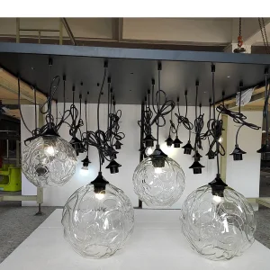Customized Glass Chandelier