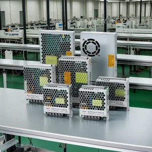 LRS-600-24 Single Industrial SMPS Ultra Slim Fan-Cooled 24V 25A 600W 90-132VAC/180-264VAC Input Power Supply