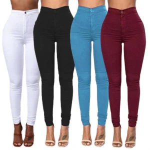 Calças Skinny Femininas Cor Doce