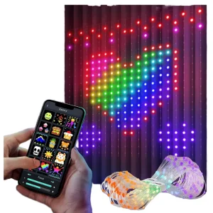 NEW 400 Leds Fairy Light APP Control Programmable Smart Rgb Pixel Festival String Light Party Led Smart Christmas Curtain Lights