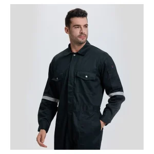 Fabricante de ropa de trabajo resistente al fuego para exteriores con cinta reflectante para trabajadores