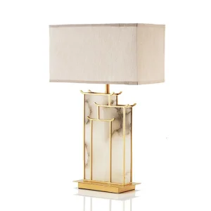 Zy Custom Modern Marble Designer Simple Hotel Restaurant Villa Living Room Table Lamp