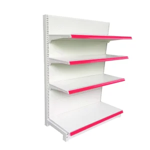 White Supermarket Shelves Kazakhstan